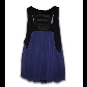 black and purple tank